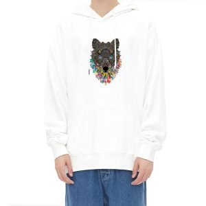 Unisex 100% Cotton Wolf -huppari, jossa Pocket Oversized -huppari, monivärinen- 4NÄYTTELY 6 1 1.jpg