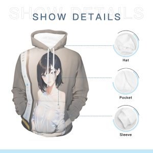 Anime Hoodie Hentai Hoodie Japanska dukserica s kapuljačom s džepovima Pulover poliesterska dukserica- 52A98L 6 6 1.jpg