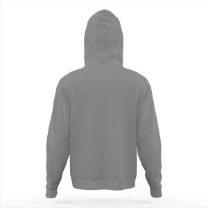 Kids Merry Christmas with Happy Santa Hooded Sweatshirt Fleece Warm and Soft Polyester Pullover Hoodie Grey- 9RAV9N 6 4.jpg