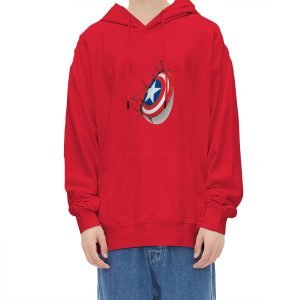 Unisex 3D Printed Graphic Hoodie Captain America Hoodie Oversized Pullover 100% Cotton Hoodie Multicolor- CDKY7U 9 1.jpg