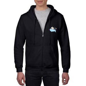 Karakteri i lezetshëm vizatimor me kapuç me kapuç me zip peshkaqen 100% Hoodie pambuku Comfort shumëngjyrësh- HDWXJ3 5 1.jpg