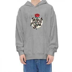 YESUS SAYANG KAMU Hoodie Kesihatan Mental Sweatshirt Bertudung 100% Hoodie Kapas Lembut dan Selesa Hoodie Bersaiz Besar Hoodie Streetwear Hoodie Kasual dan Bergaya Pelbagai Warna- HE43N9 7 1