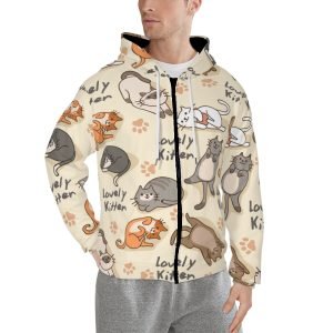 Kitten bukuroshe Xhup me kapuç me kapuç me kapuç me kapuç dhe kotele bukuroshe Dhuratë e bukur me kapuç me kapuç për dhuratën e saj të Krishtlindjes- IPM64B 6 1