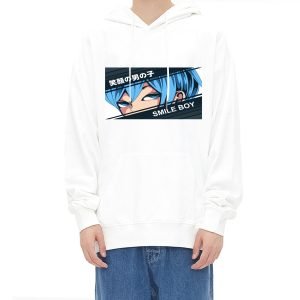 Smile Boy Hoodie Japanese Anime Character Hoodie 100% Cotton Pullover Oversized Hoodie Multicolor- OA3ZKI 6 1.jpg