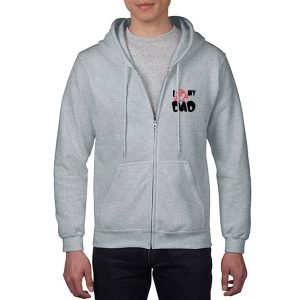 Daddy Hoodie 100% Cotton Hooded Sweatshirt I Love My Dad Hoodie Zip Up Hoodies Papa Hoodie Fathers Day Gift Fathers Day Hoodie Gift For Dad Best Dad Hoodie Multicolor- QGJTTG 50 1