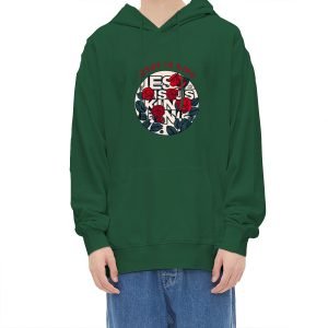 JESUS IS KING Hoodie Red Rose Hooded Sweatshirt 100% Cotton Classic Hoodies Style and Comfort Oversized Hoodie for Men and Women Multicolor- SEJADP 11 1