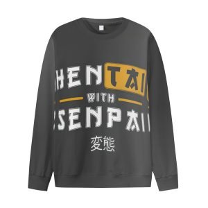 Hentai with Senpai Sweatshirt Crew Neck Hentai Lightweight Hoodie- STAZEE 6 1.jpg