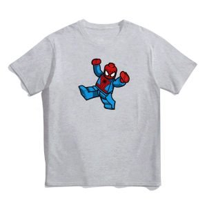 Children's Spiderman T-Shirts Short Sleeves Shirt Cartoon T-Shirts Marvel Gildan 76000 Shirts Cotton Multicolor- TDD66R 50 3.jpg