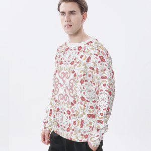 Colorful Bandana Crew Neck Hoodie Bandana Sweatshirt Casual Polyester Lightweight Hoodie- TXQC4Z 6 4.jpg