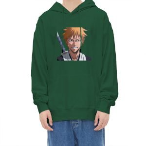 Bleach Hoodie 100% Cotton Comfy and Soft Casual Hooded Sweatshirt Anime Hoodie Pullover Hoodie with Pockets Multicolor- UGX2D4 11 1