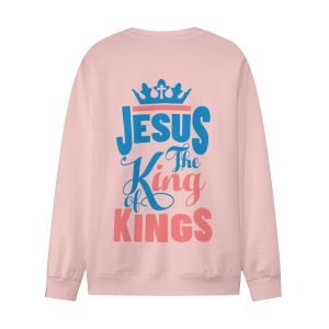 Men and Women Cute Smiley Face Hoodless Hoodie EU Size Essential Sweatshirt Comfort Polyester Jesus T Shirt JESUS THE KINGS Shirt Crew Neck T Shirt Pink Shirt- UIV9UM 6 2 1