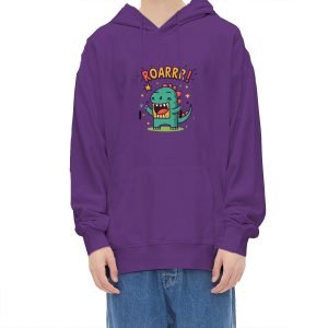 Hoodie Dinosaur Roar Comel Dino Hoodie Dinosaur Hoodie Sweatshirt 100% Hoodie Dinosaur Dewasa Lembut Kapas Bersaiz Besar Hoodie EU Saiz Hoodie Pelbagai Warna- WTOHEU 15 1