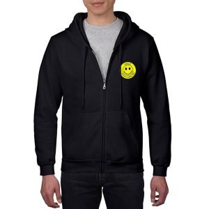 Zippered Graphic Hoodie Smiley Face Hooded Sweatshirt JESUS LOVES YOU Hoodie 100% Cotton Comfort and Soft Hoodie Mental Health Hoodie Multicolor- XYGWZ5 5 1
