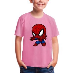 Kids Spiderman T-Shirts Marvel Shirts Cartoon Crew Neck T-Shirt Gildan 76000 Cotton Multicolor- Y3AFVR 91 1.jpg