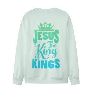 Essential Mint T Shirt for All Cute Smiley Face Hoodless Hoodie Unisex EU Size Sweatshirt Oversized Comfort Polyester Jesus T Shirt JESUS THE KINGS Shirt Block Hoodie Crew Neck T Shirt- YLI4RK 6 2