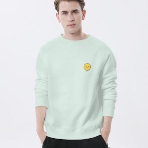 Essential Mint T Shirt for All Cute Smiley Face Hoodless Hoodie Unisex EU Size Sweatshirt Oversized Comfort Polyester Jesus T Shirt JESUS THE KINGS Shirt Block Hoodie Crew Neck T Shirt- YLI4RK 6 3