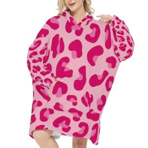 Bratéad Flannel Priontála Liopard Sweatshirt Cochaillín Camo Hoodie Pink- SNEACH 6 1 1.jpg
