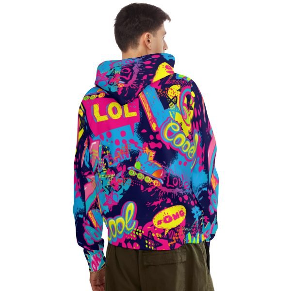 All-Over Print Colorful Graffiti Hooded Sweatshirt Cool Streetwear Pullover Hoodies- 8BAM2W 6 3.jpg