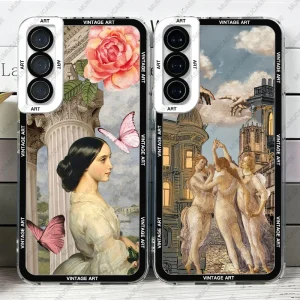 Case For Samsung Galaxy S20 S21 FE S22 S23 Ultra A13 A32 A33 A50 A52 A53 A73 A54 A14 Soft Cover Retro Art Collage- Case For Samsung Galaxy S20 S21 FE S22 S23 Ultra A13 A32 A33 A50 A52 A53 12