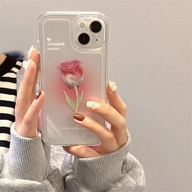 Gradual Tulip Phone Case For iPhone 14 Plus 7 8 X XS XR 11 12 13 Pro Max Silicone Cases Cover- Gradual Tulip Phone Case For iPhone 14 Plus 7 8 X XS XR 11 12 13.jpg 640x640 1