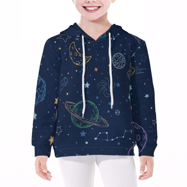 Kids Stars and Moon Universe Hooded Sweatshirt and Pants Comfort Polyester Hoodie Sets- KOPOTU 6 2.jpg
