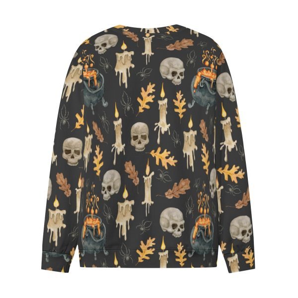 Unisex Skull and Falls T Shirt All-Over Print Hoodless Hoodie EU Sized Polyester T Shirt Halloween Shirt Streetwear Hoodie- MKMLDV 6 2 1.jpg