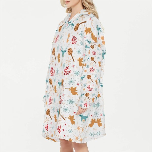 Christmas Sleeper Blanket Hoodie Wearable Oversized Hoodie Cozy and Fuzzy Flannel Hoodie Blanket with Giant Pocket- TKA4QN 6 3.jpg