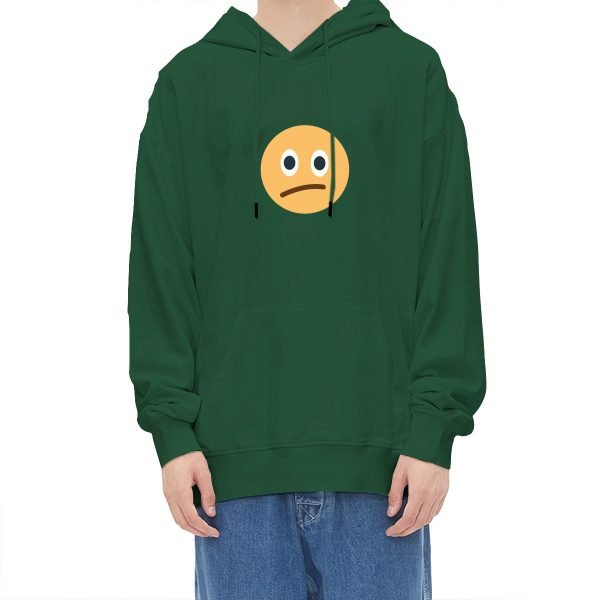 Classic Hoodies Style and Comfort 100% Cotton Hoodie with Sad Face Emo Hooded Sweatshirt Oversized Pullover Hoodies Multicolor- ZGC9BM 11 1.jpg