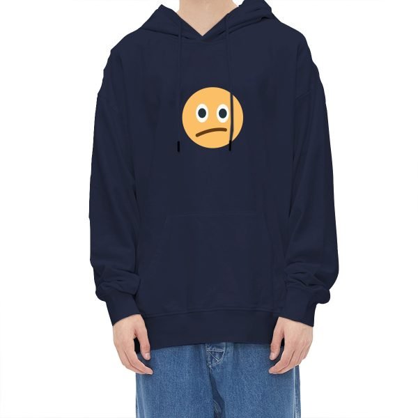 Classic Hoodies Style and Comfort 100% Cotton Hoodie with Sad Face Emo Hooded Sweatshirt Oversized Pullover Hoodies Multicolor- ZGC9BM 17 1.jpg